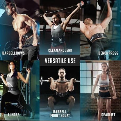 Large - Black - Premium Quick-Lock Weight Lifting Belt