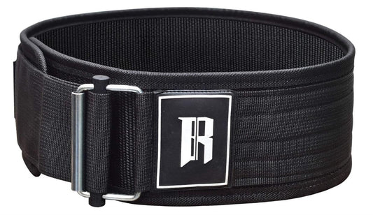 X-Large, Black - Premium Quick-Lock Weight Lifting Belt