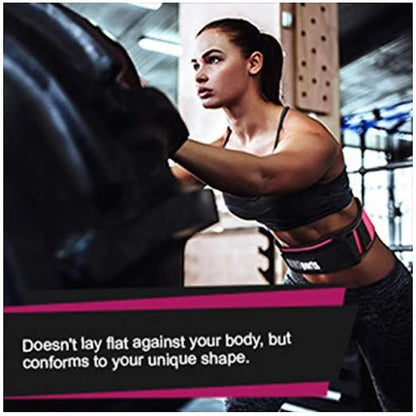 Rimsports Weight Lifting Belt for Gym Fitness, PINK, S