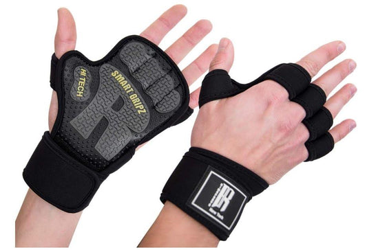 Rimsports Weight Lifting Gloves Adjustable Wrist Wraps for Gym Workout, Size S